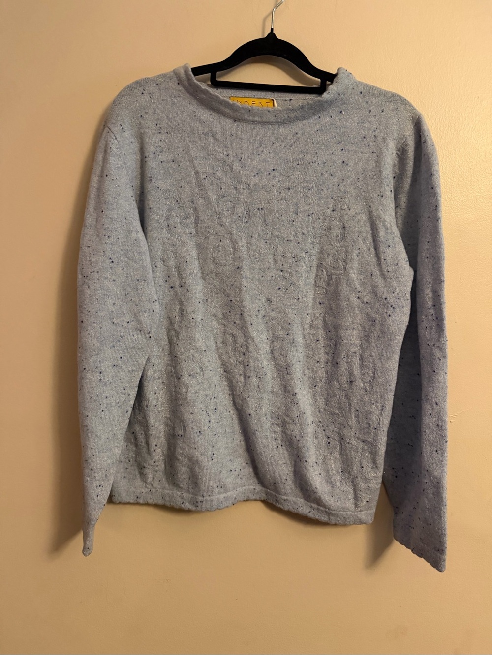 Women's Crewneck Sweater - Light Gray Speckle